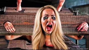 BDSM Art Perfect Slaves in Dungeon