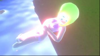 3D FEMDOM game: Slimegirl VORE part 2
