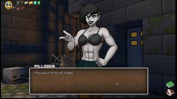 HornyCraft [Minecraft Parody Hentai game PornPlay ] Ep.27 turn into sex by a muscular femdom pillager